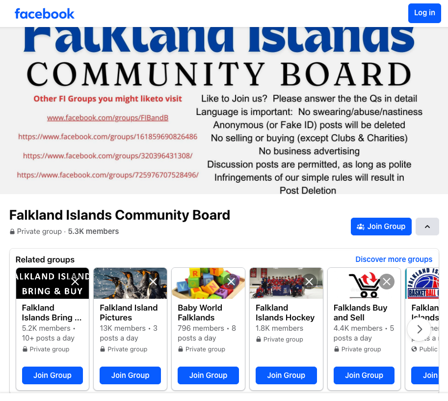 the falkland islands community board