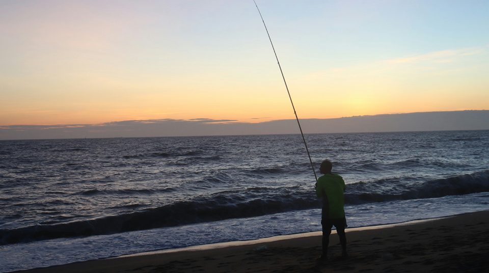 Man fishing